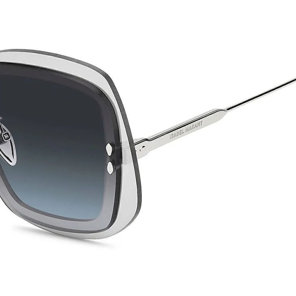 Isabel Marant Adelyo Sunglasses IM0047S 427GB Silver/Mirror 58mm - Picture 3 of 11